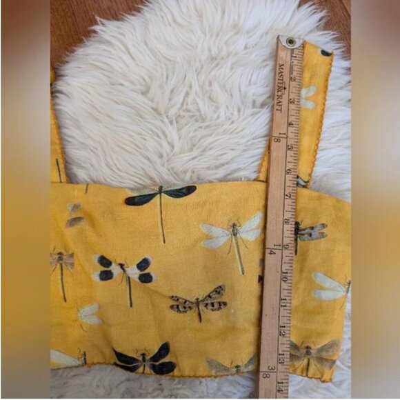 Agua Bendita Linen Dragonfly Skirt Top Set Medium - Picture 7 of 15